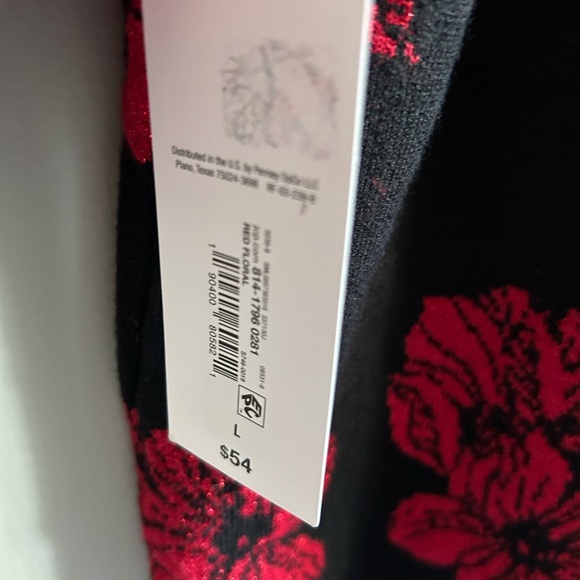 LC220 Dressy red and black perfect for wedding or Christmas party feel SPECIAL - Picture 3 of 4